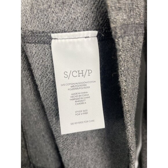 CAbi Put On Sweater Dress Long Sleeve Slimming Ruched Obsidian Gray 3650 Size S - Picture 6 of 7